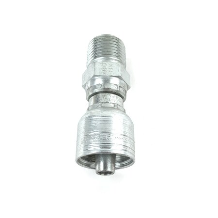 Eaton Fitting, Hyd, Weathergrip, Male Pipe Swivel, 1/2-14 Thread, -06 Hose, 2.85 Lng 06Z-J08